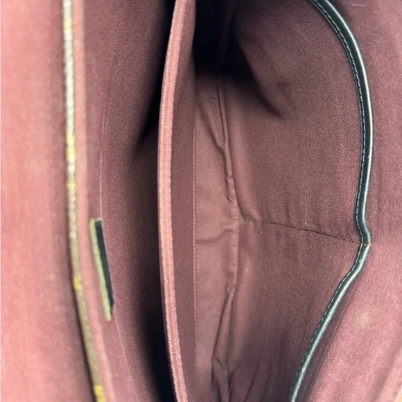 đź’ŻAuthentic LOUIS VUITTON Monogram Macassar Bass GM Messenger Bag - Picture 5 of 11